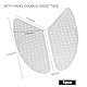 2 Stk Motorrad tankpad Motorräder Tank Schutz Aufkleber Universal Motorcycle Side Gas Knee Grip Protection Non-Slip Rubber Decal Sticker 3D Motorrad Anti Rutsch Aufkleber