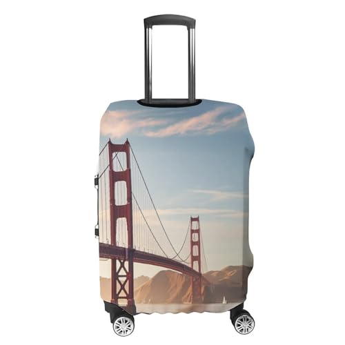 Carry on Luggage Cover Golden Gate Bridge Suitcase Covers for Luggages Tsa Approved Travel Luggage Sleeve Protector Elastic Suitcase Protector Anti-Scratch Washable Fits 19-30 Inch Case -L4