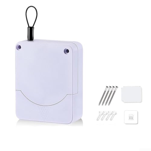 Niceminiwall Chiudiporta automatico con tensione di 1200 g e filo di acciaio da 1,5 m, per porte scorrevoli, porte a schermo, porte in lega di alluminio, porte interne e porte da ufficio (bianco)