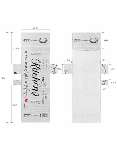 Kitchen Family Quotations Beach Chair Cover with Side Pockets, Microfiber & Quick Dry Pool Chaise Lounge Chair Towels Covers for Sun Sunbathing Patio Garden Hotel, Modern Farmhouse Gray