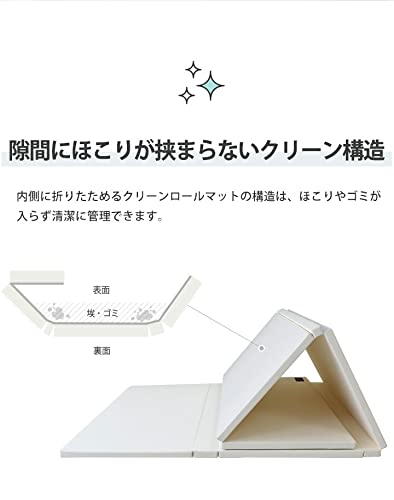 Amazon.co.jp: LICOCO クリーンロールマット PLUS 252×140 アイボリー 