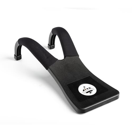 Chuck's Woodbarn Black Boot Jack Puller - Constructed of Composite Fiberglass | Extra Grip Boot Remover for Cowboy Boots, Premium Boot Remover | Durable Shoe Jack - Black Neoprene