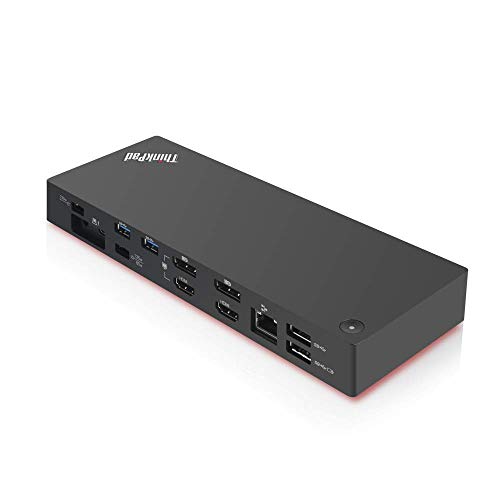 Image of (Renewed) Lenovo ThinkPad Thunderbolt 3 Dock Gen 2 - US - for Notebook - 135 W - USB Type C - Thunderbolt - Wired Warning: This product can expose you to chemicals including Lead, which is known to the Stat