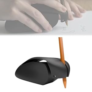 Assistive Writing and Drawing Device, Lindividuals with Limited Mobility Pen Holder, Ergonomic Pencil Grippers Hands-Parkinsons Patients, Essential Tremors, Weak Hand, Cerebral Palsy, Stroke (Orange)