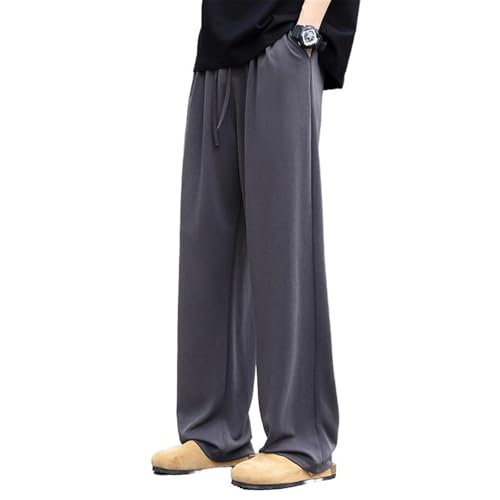 Men's Spring and Fall Wide-Leg Sports Casual Pants