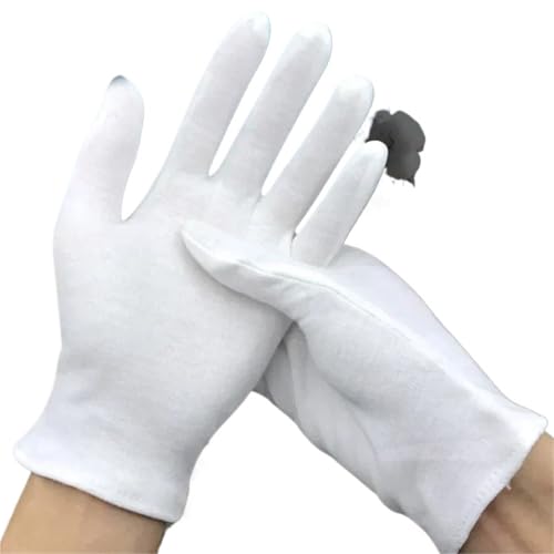 Guantes blancos suaves para conducción segura y tareas del hogar lote de 30 3