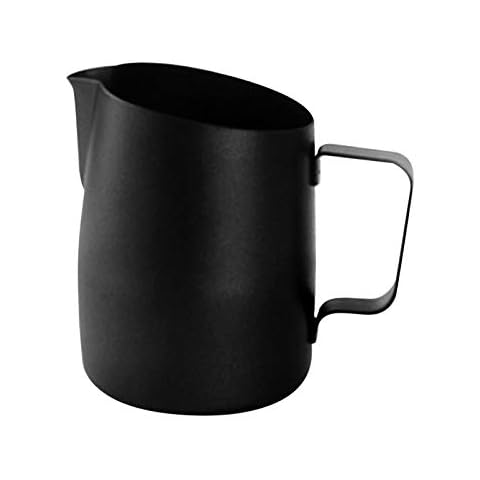 ALEOHALTER 420ml Milk Frothing Pitcher Jug Stainless Steel Milk Steaming Pitchers, Barista Tool, Espresso Frothing Pitchers for Coffee Cappuccino Latte Art Cover