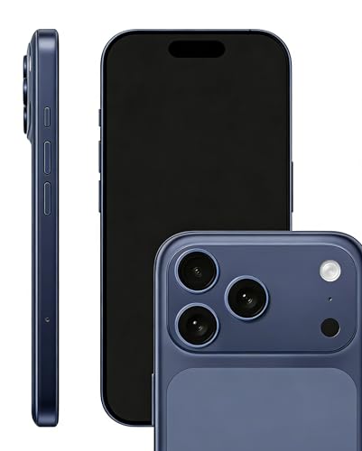 HOMTRU Teléfono falso PropPhone, señuelo de pantalla negra, teléfono de pera, teléfono no funcional, 17Air 17Pro Max, DisplayPhone parece real Phonepro max 17 (azul (pro))