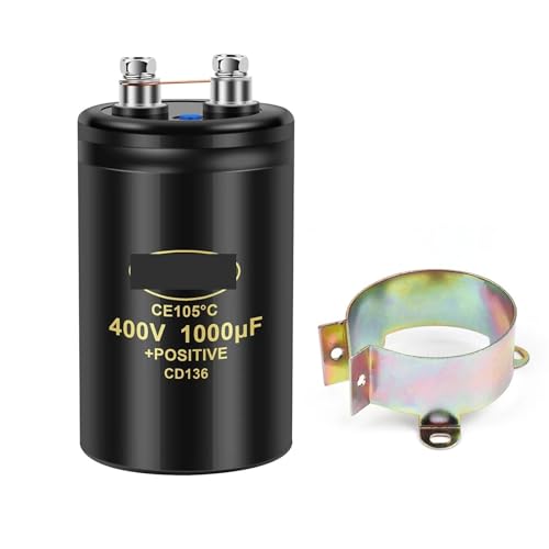 Condensateur 400V 1000UF CD136 à boulon de 50x80mm avec support inclus