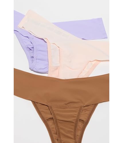 Image of hanky panky - BreatheSoft High Rise Thongs for Women | Microfibre Knit Underwear Panties, Lingerie | Sizes (XS-XL), 3 pack