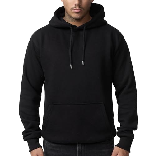 Smith & Solo męska bluza z kapturem – kurtka z kapturem na zamek błyskawiczny, długi rękaw – Slim – Fit – trening – bluza z kapturem – wysokiej jakości mieszanka bawełny dla mężczyzn, M