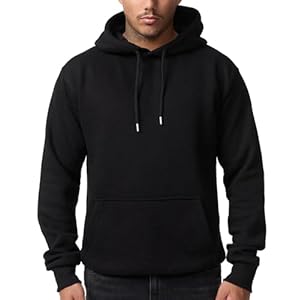 Smith & Solo Sweat a Capuche pour Homme, Sweatshirt col Rond, Manches Longues, Slim Coupe ​​, Hoody, Pull, Mélange de Coton de Haute qualité pour Homme