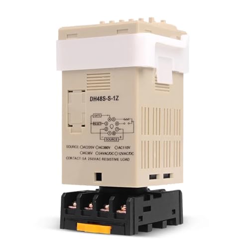 Temporizador de ciclo con retardo programable e intermitencia exacta SPDT 4