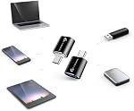 USB C à USB Adaptateur(2 Boîte), USB C Hommes à USB 3.0 Adaptateur féminin, USB Type C à USB OTG pour MacBook Pro iPad iPhone 14 13 12 et autres USBC ou Thunderbolt 4/3 Dispositifs (noir)