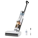 JONR ED12Lite 水拭き掃除機 吸引＆水拭き2in1コードレススティック掃除機 電動モップ 床拭き掃除機 楽 床掃除 乾湿両用 ローラーブラシ自動洗浄 壁際1mm清掃 フローリング 傷 防止 ペット 抜け毛 対策 20000Paパワフル吸引力 長時間稼働 大容量清水＆汚水タンク 掃除機 一人暮らし 家庭用 専用洗剤付き PSE認証済み