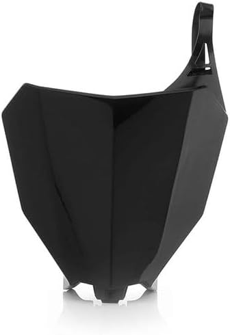 Acerbis Front Number Plate Black Compatible with Honda CRF450R/450RX 2017-2018/CRF250R 2018-2630680001