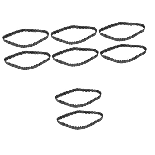 ibasenice 4sets DIY Tank Rubber Crawler Tires Tank Treads Replacement for DIY Track Robot Toy 2pcs*4