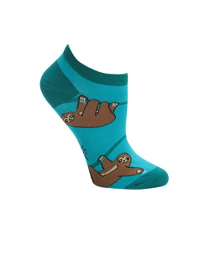 Sock It To Me Sloth Ankle Socks, One size - Green