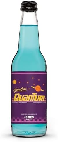 Fallout Nuka-Cola Quantum Soda by Jones Soda 12oz Berry Flavored Drink