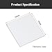 DFDPAXL 10 Pieces Alumina Ceramic Sheet 10×10Mm, Square Insulating Sheet Thickness 0.25-1Mm Suitable for Industrial Applications,10×10×1mm