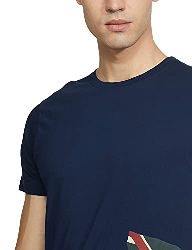 Image of Pepe Solid Cotton Slim Fit Mens T-Shirt (A21PATONSSIPWHI-P)