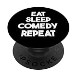 Photo Gallery eat sleep comedy repeat - comico divertente popsockets popgrip adesivo Photo Gallery eat sleep comedy repeat - comico divertente popsockets popgrip adesivo