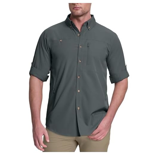 Men's UV Protection Long Sleeve Hiking Shirt