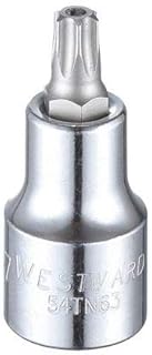 Socket Bit, Steel, 1/2 in, TpSz T47-6 pack