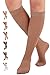 Absolute Support Women's Compression Stockings - Sheer Knee High, 15-20 mmHg Medium graduated support - 3XL.Beige