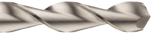 Chicago Latrobe 120Dh High-Speed Steel Long Length Drill Bit, Uncoated (Bright) Finish, Round Shank With Tang, Parabolic Flute, 135 Degree Notched Point, 1/2" Size #TOP1