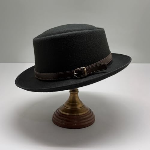 Image of The Tie Hub Fedora Hat for Men & Women|Wide Brim Felt, Sun hat, Beach Hat, Summer Hat, Party hat, Stylish hat