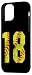 Softball #18 Fast pitch Love Softball Mom Favorite Player Case for iPhone 12 mini
