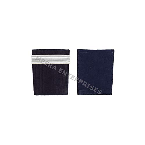 Image of Third Officer Epaulettes (Blue and Silver)-01