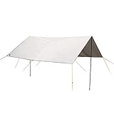 10 rote Abspannleinen High Peak Capri 3.0 Tarp Sonnensegel Camping Vor Zelt Plane UV80 Schutz 3 m