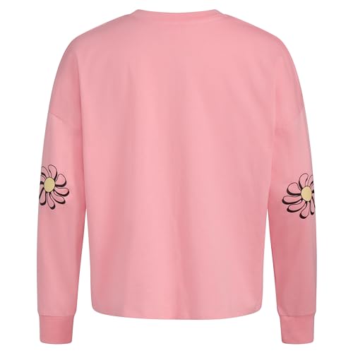 Image of adidas Girls Long Sleeve Waist Crew Tee T-Shirt