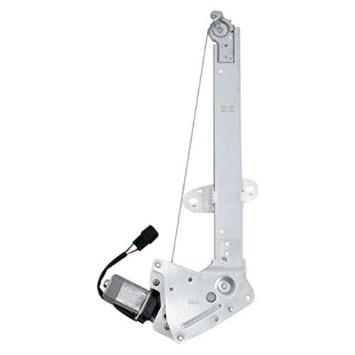 Image of TRQ Rear Right Power Window Regulator & Motor Assembly Passenger Side Compatible with 2012-2015 Honda Civic