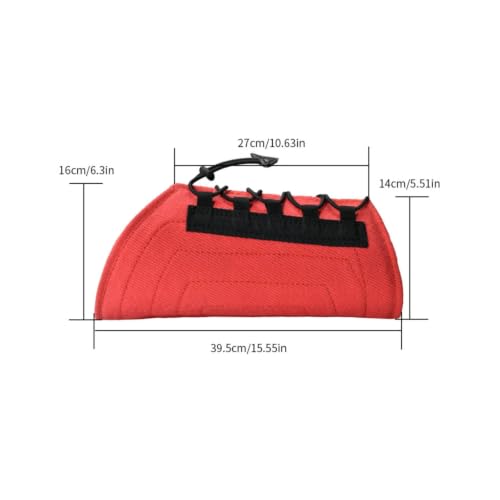 Yute de entrenamiento canino resistente al desgaste en color rojo para perros 4