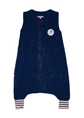 Saco de dormir infantil com pé Plush Marinho, Lefante, Azul Marinho, 4