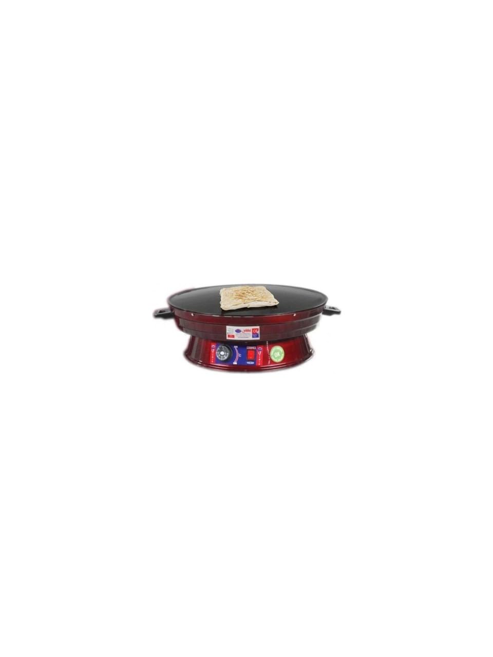 J-181 Elektrische Thermostat-Platte 50 cm | 2000W, Einstellbare Temperaturkontrolle, Für Brot, Gözleme, Börek, Katmer, Crêpes und Bazlama
