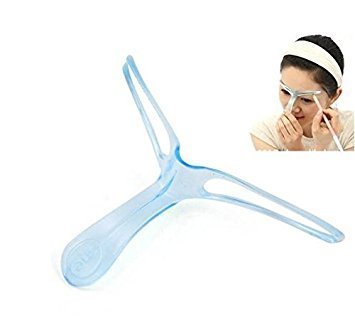2Pcs Fashionable Extremely Styles Eyebrow Stencils Card Shapes Template Model Reusable Grooming Makeup Kit Eyebrow Shaping Stencil Guide Set DIY Accessory Tools Random Color image 4