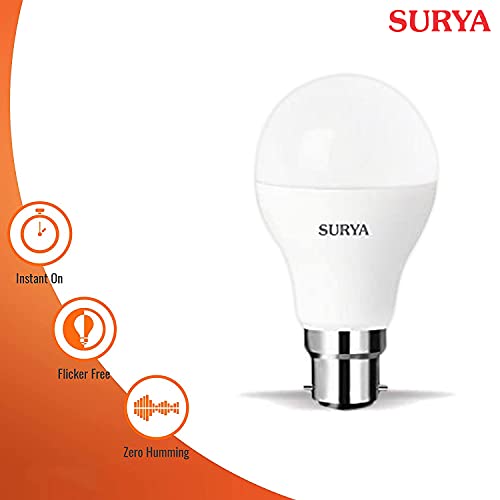 Image of Surya Neo Max Base B22 7-Watt LED Bulb (Cool Day Light, Pack of 8)