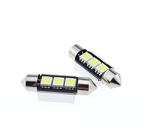 Lámparas LED C5W 6418 36mm 4 unidades Blanco Xenón miniatura 4