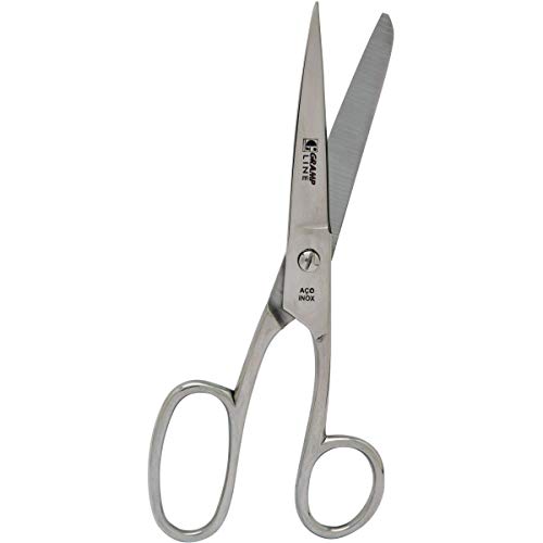 Tesoura Costura Aco Profissional 17, 8cm G8070a - 01 Unidade Gramp Line, Multicor