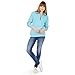 Charles River Apparel Crosswind Quarter Zip Sweatshirt, Aqua, M