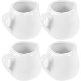 Petit pichet à sauce : ce pichet à lait et à café est fabriqué en céramique avec une finition soignée, offrant un toucher agréable