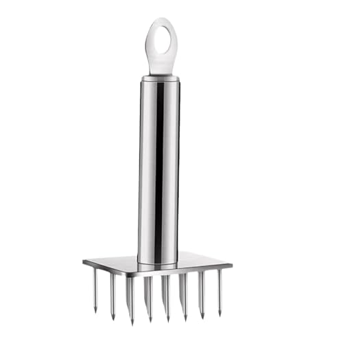 Ablandador de carne, batidor de carne portátil de acero inoxidable, ablandador de de carne, herramienta ablandadora de carne, herramientas resistentes para carne y aves de corral para carne
