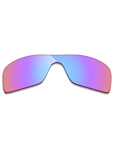 Image of Alphax Tracer Rose Mirrored Polarized Replacement Lenses for Oakley Turbine Rotor OO9307 Sunglasses