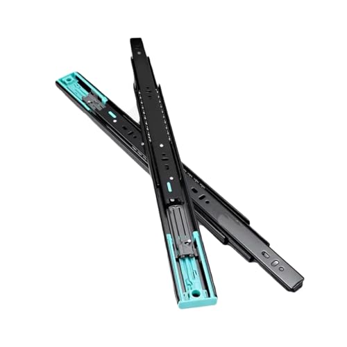Correderas For Cajones De Gabinete Con Cierre Suave, Resistentes, De Extensión Completa, Con Rodamientos De Bolas, Cierre Automático For Rieles De Repuesto De Aparador(55cm/21.6inch)