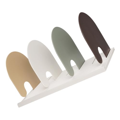 Serrage-Livres en Plastique Rigide Gain de Place pour Rangement Simple de Bureau