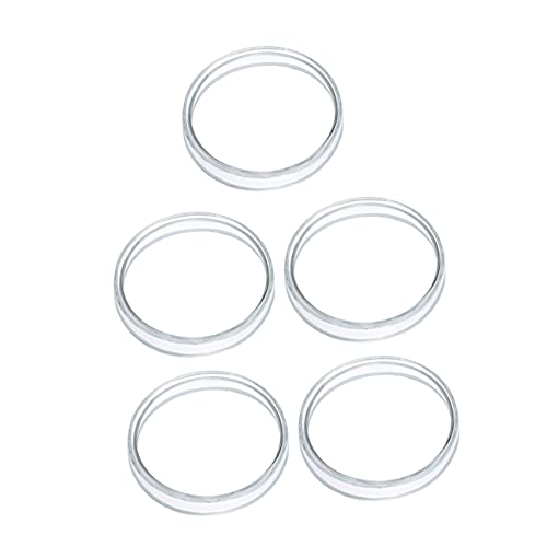 NAMOARLY 5pcs Petri Dish Culture Dish Cell Dish Petri Plate Lab Pipettes Dish Tissue Culture Plate Lab Petri Laboratory Dish Lab Dish Specimen Dish Transparent Glass